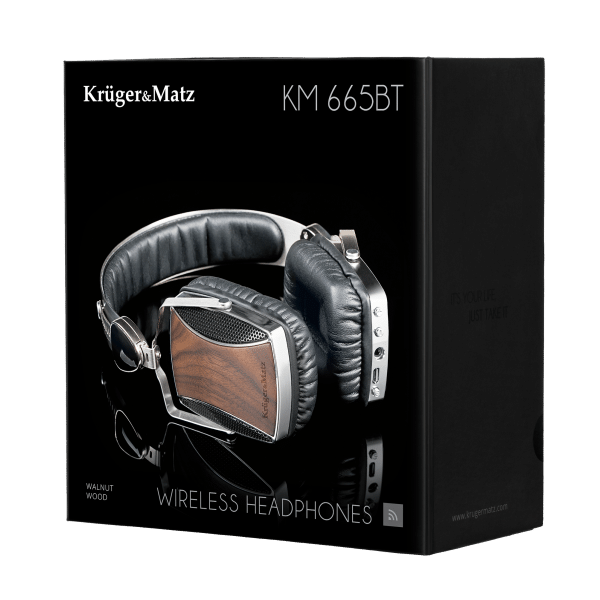 Bezprzewodowe słuchawki nauszne Kruger&Matz KM 665BT