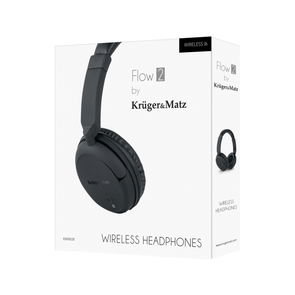 Bezprzewodowe słuchawki nauszne Kruger&Matz model Flow 2 Wireless