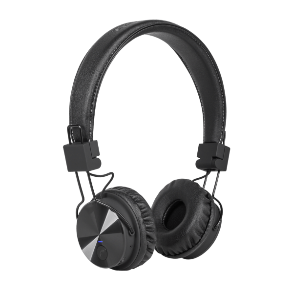 Bezprzewodowe słuchawki nauszne Kruger&Matz model Wave BT, kolor czarny