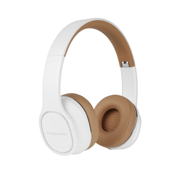 Bezprzewodowe słuchawki nauszne Kruger&Matz Soul 2 Wireless, białe