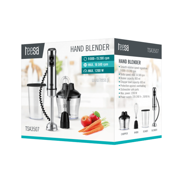 Blender ręczny zestaw 1200W