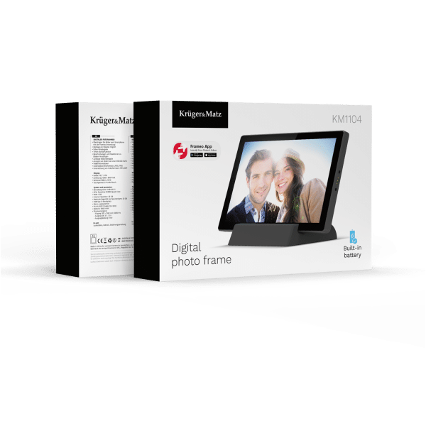 Cyfrowa ramka Kruger&Matz na zdjęcia FRAMEO WiFi 10,1" z wbudowanym akumulatorem