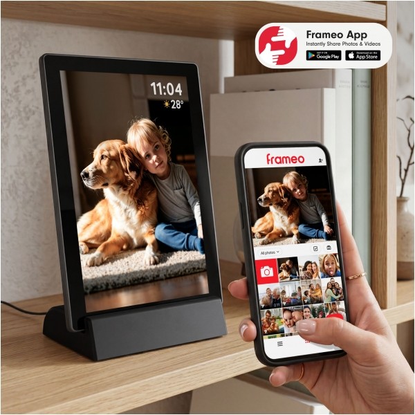 Cyfrowa ramka Kruger&Matz na zdjęcia FRAMEO WiFi 10,1" z wbudowanym akumulatorem