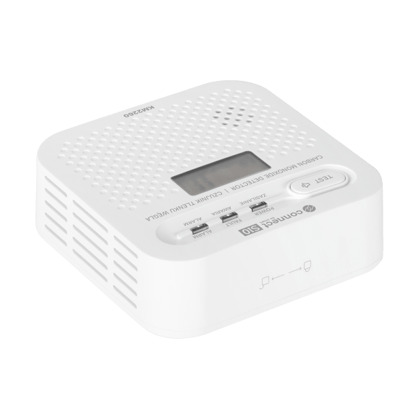 Czujnik czadu, tlenku węgla Kruger&Matz Connect S10 Tuya EN 50921