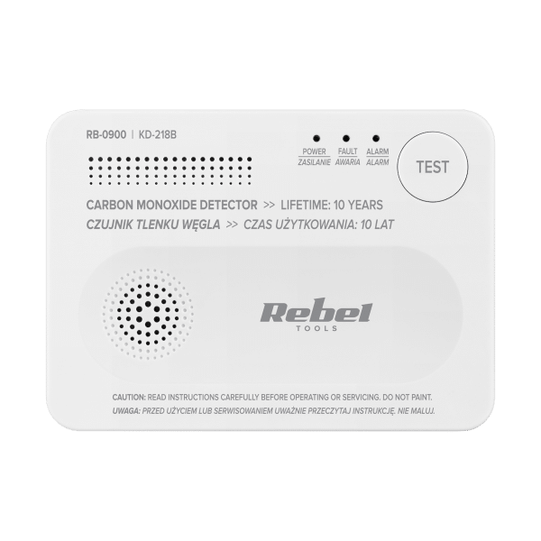 Czujnik tlenku węgla Rebel (czadu) KD-218B