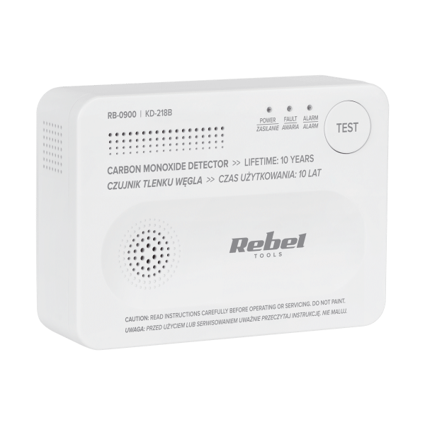 Czujnik tlenku węgla Rebel (czadu) KD-218B