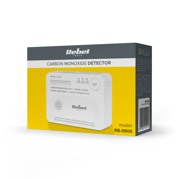 Czujnik tlenku węgla Rebel (czadu) KD-218B