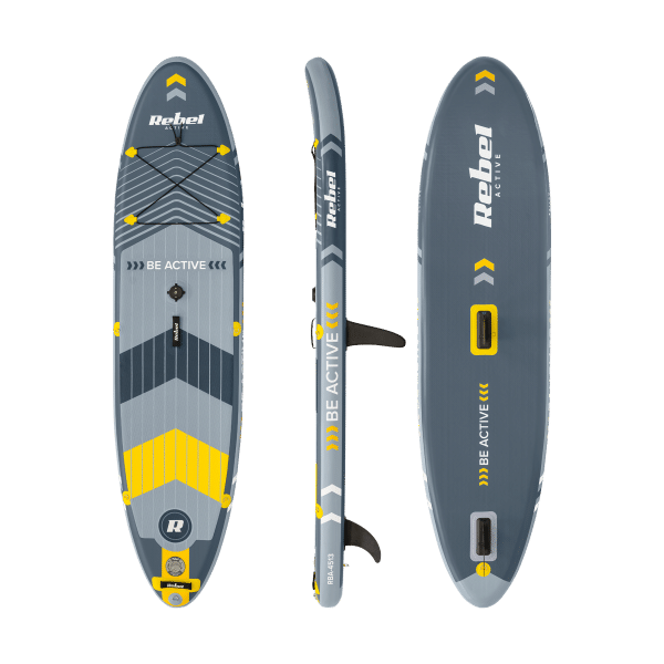 Deska REBEL ACTIVE SUP, windsurfing, pompowana, zestaw, 305x76x15