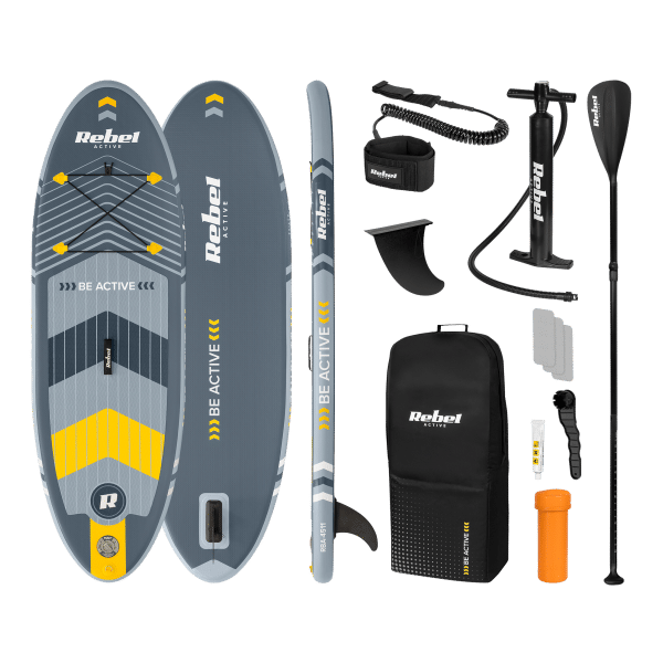 Deska SUP REBEL ACTIVE pompowana 244x76x10, zestaw