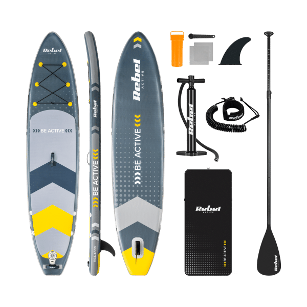 Deska SUP REBEL ACTIVE pompowana 350x81x15cm , zestaw