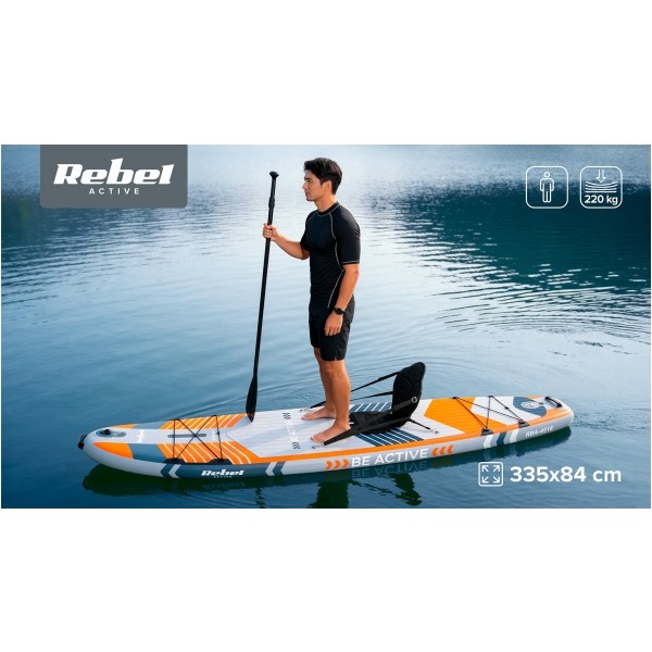 Deska SUP REBEL ACTIVE PRO RBA-4518 - pomarańczowa