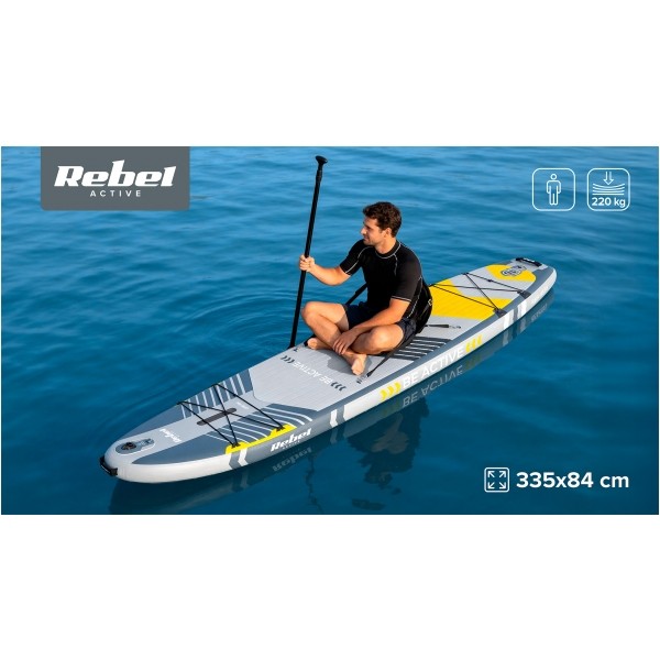 Deska SUP REBEL ACTIVE PRO RBA-4518 - szara