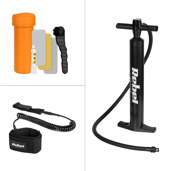 Deska SUP REBEL ACTIVE PRO Touring, 381x81x15, zestaw