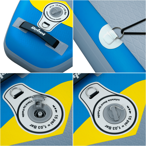 Deska SUP REBEL ACTIVE RBA4500 - niebieska