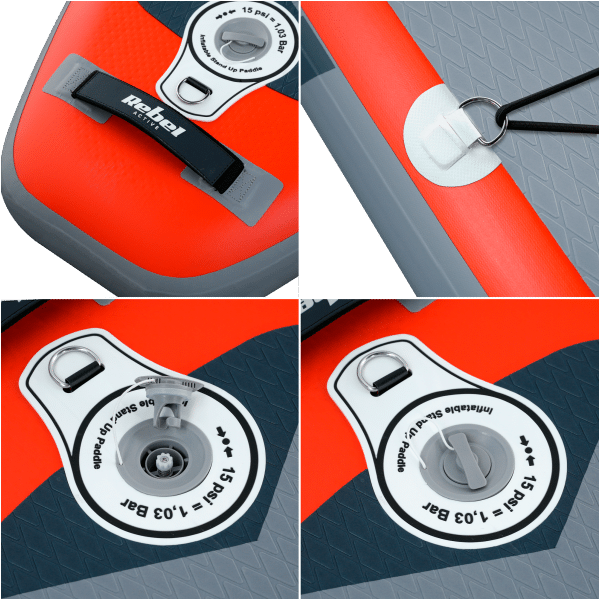 Deska SUP REBEL ACTIVE RBA4500 - pomarańczowa