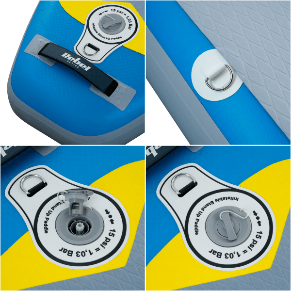 Deska SUP REBEL ACTIVE RBA4501 - niebieska