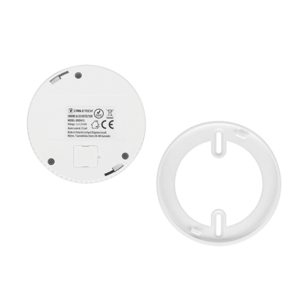 Detektor czadu i dymu (2 w 1) 2xR6 (3 V) Cabletech