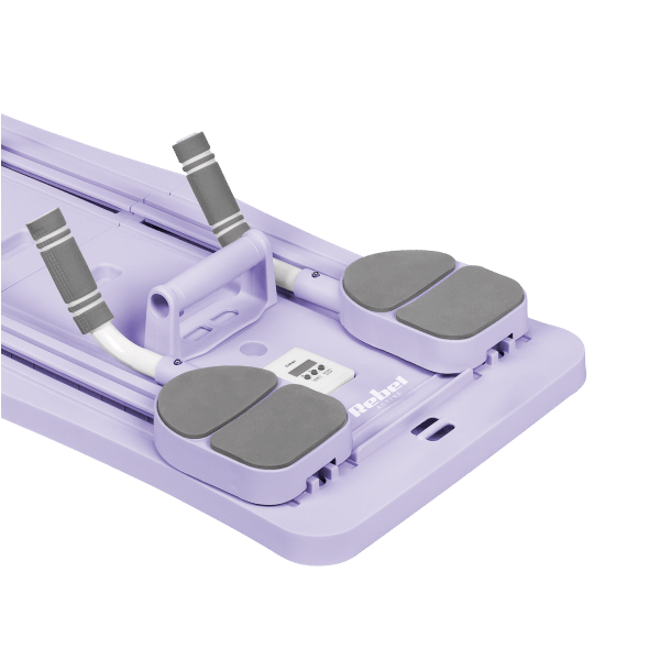 Domowy zestaw do pilates, wielofunkcyjny przyrząd do ćwiczeń fitness 9 w 1, kolor fioletowy