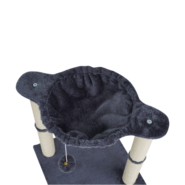 Drapak dla kota 40x40x51 cm , ciemno-szary, REBEL ANIMALS