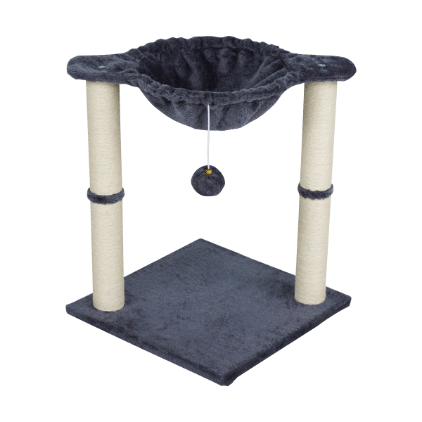 Drapak dla kota 40x40x51 cm , ciemno-szary, REBEL ANIMALS