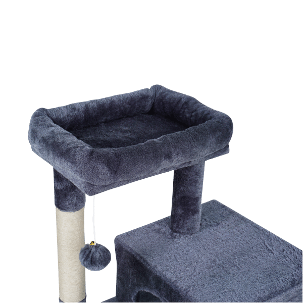 Drapak dla kota 49x46x91 cm , ciemno-szary, REBEL ANIMALS