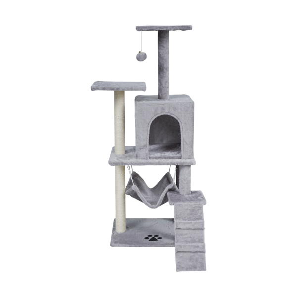 Drapak dla kota 50x40x125 cm , szary, REBEL ANIMALS