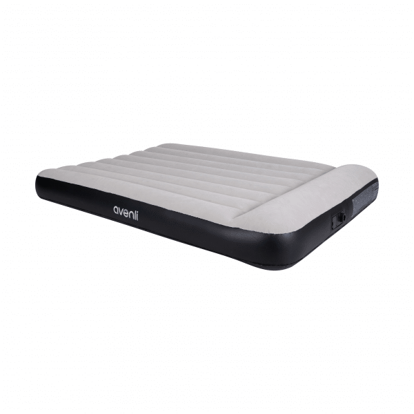 Duży materac pompowany AVENLI z wbudowaną pompką 203x152x30