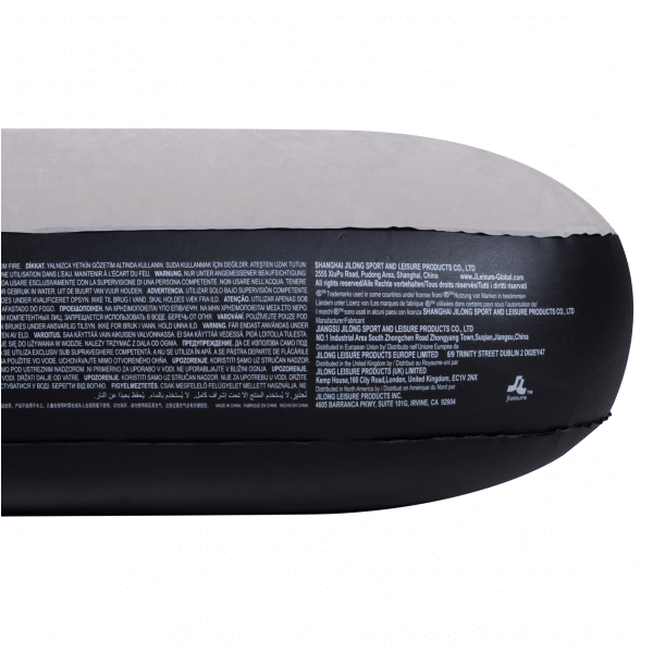 Duży materac pompowany AVENLI z wbudowaną pompką 203x152x30