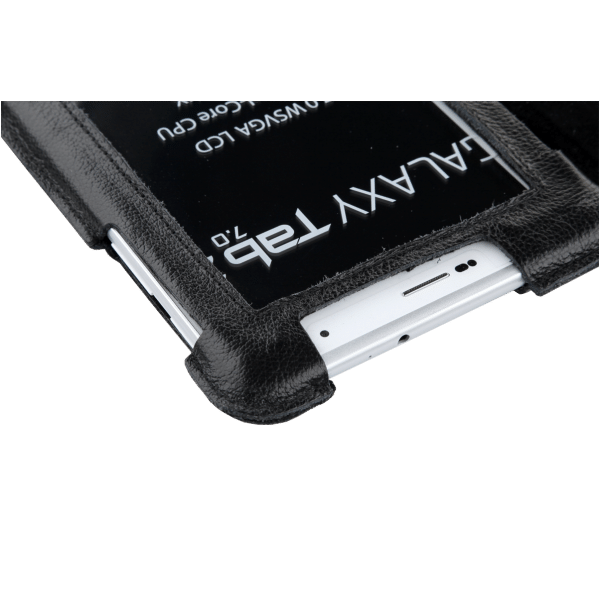 Etui czarne dedykowane do Samsung Galaxy Tab P3100 (skóra naturalna)