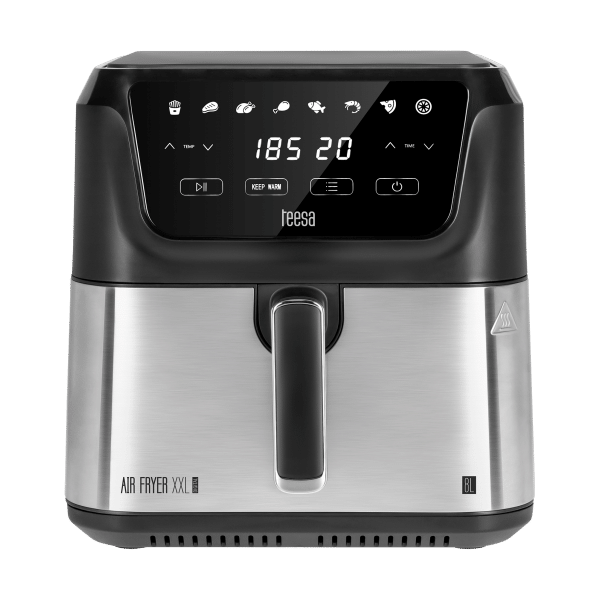 Frytkownica beztłuszczowa TEESA DIGITAL AIR FRYER XXL , 8L , 1700W, duża miska , programy , podtrzymywanie ciepła
