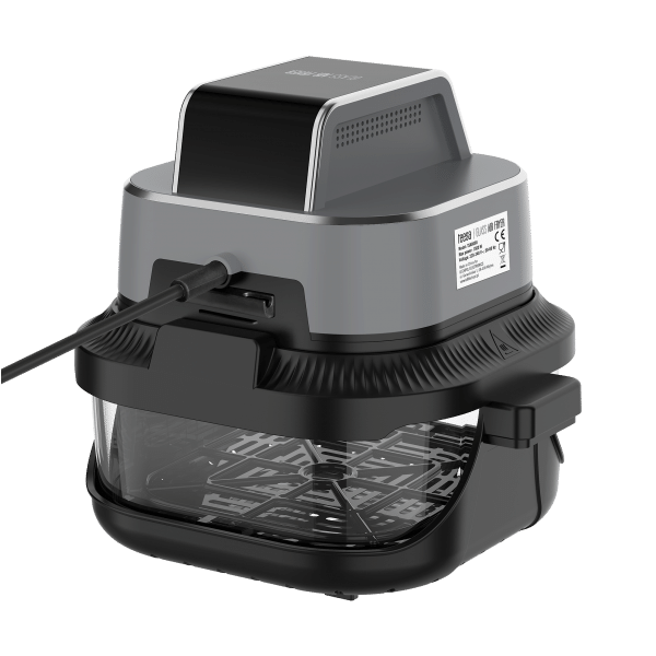 Frytkownica beztłuszczowa TEESA GLASS AIR FRYER 4L, 1,5 L, 1500W