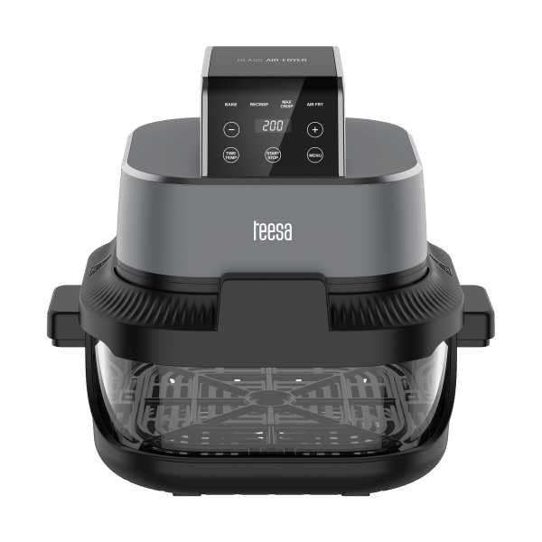 Frytkownica beztłuszczowa TEESA GLASS AIR FRYER 4L, 1,5 L, 1500W