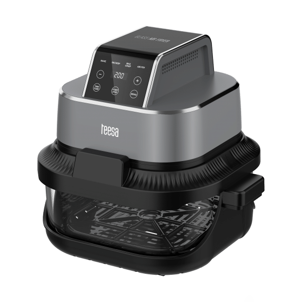 Frytkownica beztłuszczowa TEESA GLASS AIR FRYER 4L, 1,5 L, 1500W