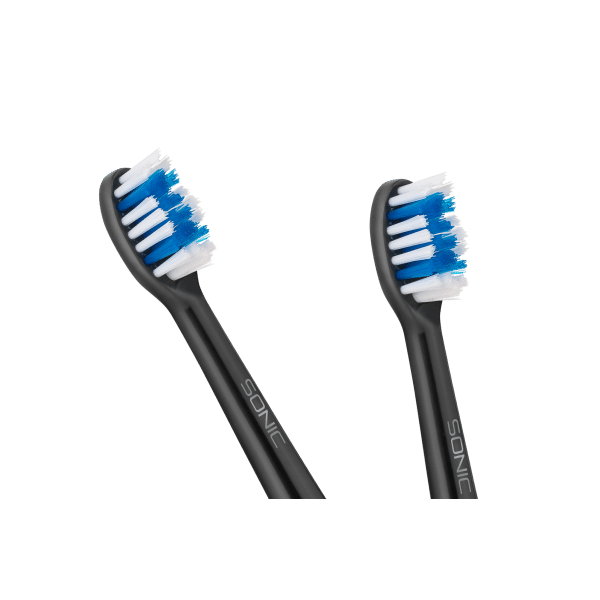 Główki do szczoteczki TEESA SONIC BLACK hard komplet