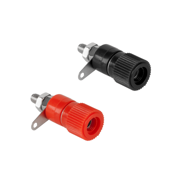 Gniazdo bananowe montażowe średnie 12 mm Cabletech