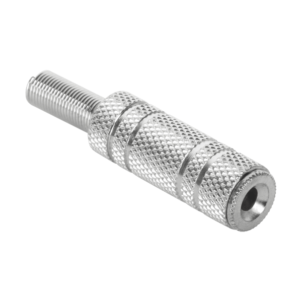 Gniazdo Jack 3,5 mm mono metal-kabel Cabletech