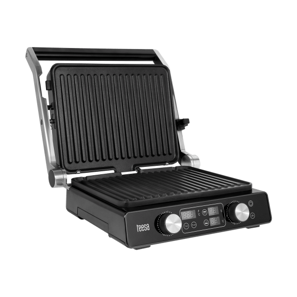 Grill elektryczny TEESA , panini grill , opiekacz, 3 pozycje , wyjmowane wkłady, 2000W