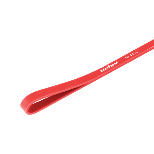 Guma do ćwiczeń TPE - Power Band PT-2, czerwona 6-14 kg REBEL ACTIVE