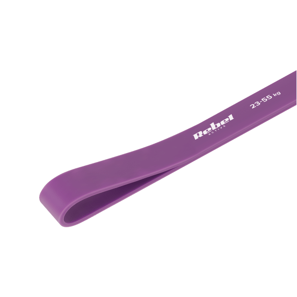 Guma do ćwiczeń TPE - Power Band PT-4, fioletowa 20-45 kg REBEL ACTIVE