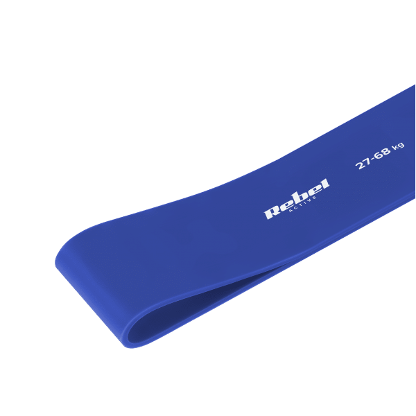 Guma do ćwiczeń TPE - Power Band PT-6, niebieska 27-68 kg REBEL ACTIVE