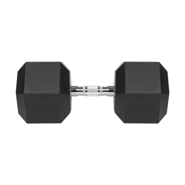 Hantel żeliwny gumowany HEX 35 kg REBEL ACTIVE