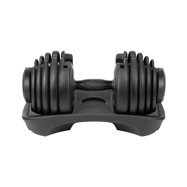 Hantel żeliwny regulowany automat 24 kg REBEL ACTIVE