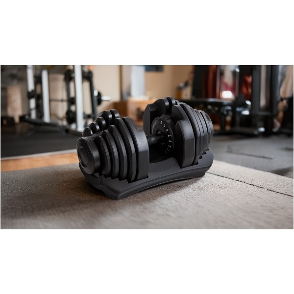 Hantel żeliwny regulowany automat 40 kg REBEL ACTIVE