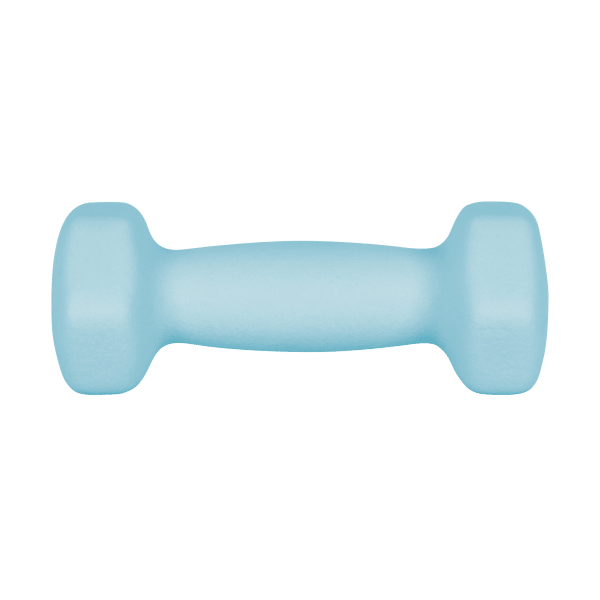 Hantelki żeliwne neoprenowe HEX 2x1kg, REBEL ACTIVE