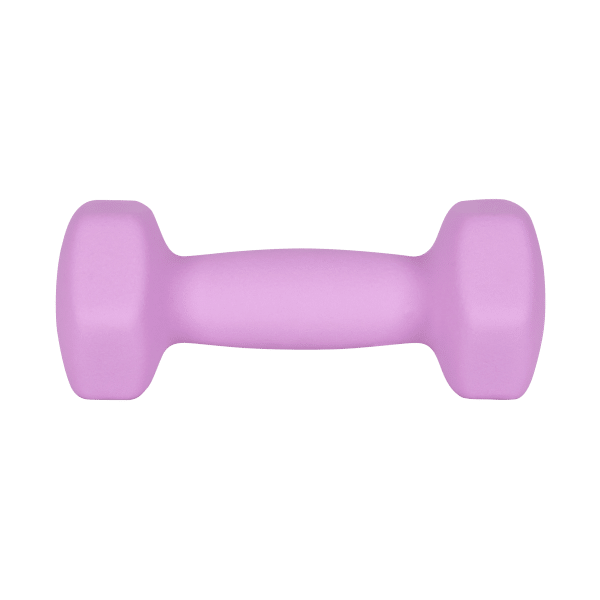 Hantelki żeliwne neoprenowe HEX 2x2kg, REBEL ACTIVE