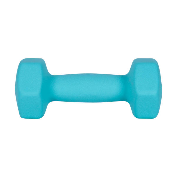 Hantelki żeliwne neoprenowe HEX 2x3kg, REBEL ACTIVE