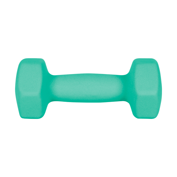 Hantelki żeliwne neoprenowe HEX 2x3kg, REBEL ACTIVE