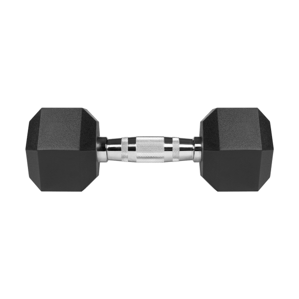 Hantle żeliwne gumowane HEX 2x6 kg REBEL ACTIVE