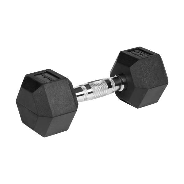 Hantle żeliwne gumowane HEX 2x6 kg REBEL ACTIVE