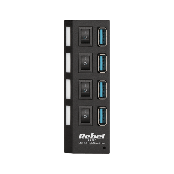 HUB USB 3.0 4 portowy Rebel